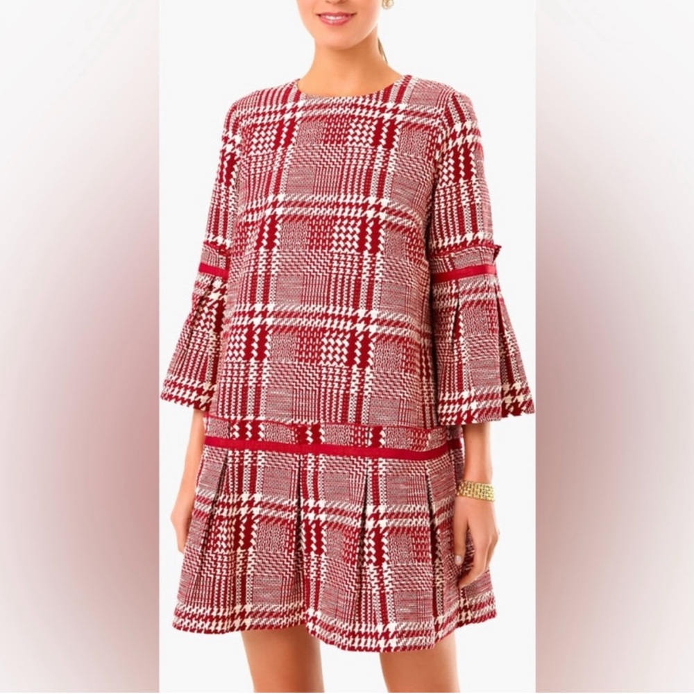 Tuckernuck Red and White Plaid Mini Dress